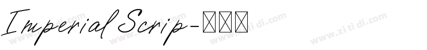 Imperial Scrip字体转换